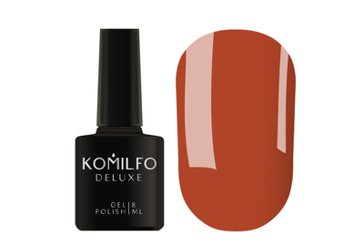 Гель-лак Komilfo Deluxe Series №D274 кориця емаль, 8 мл, Колір: Помаранчевий, Об`єм: 8 мл