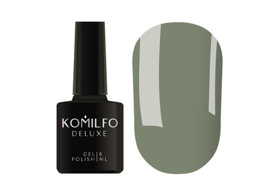 Гель-лак Komilfo Deluxe Series №D279 темна оливка емаль, 8 мл, Колір: Оливковий, Об`єм: 8 мл