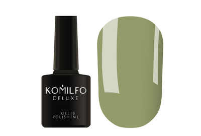 Гель-лак Komilfo Deluxe Series №D280 камуфляж емаль, 8 мл, Колір: Хакі, Об`єм: 8 мл