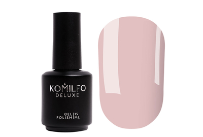 Гель-лак Komilfo Deluxe Series №D200 пильно-рожевий напівпрозорий для френчу, 15 мл