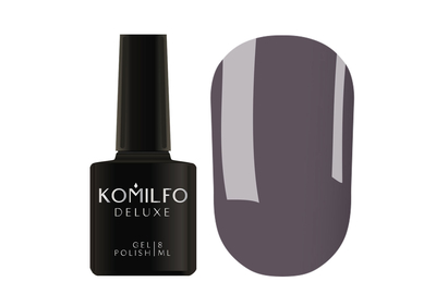 Гель-лак Komilfo Deluxe Series №D293 сірий середній емаль, 8 мл, Колір: Сірий, Об`єм: 8 мл