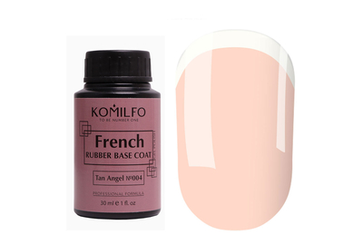База Komilfo French Rubber Base №004 Tan angel бочонок, 30 мл, Об`єм: 30 мл