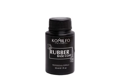 База для ногтей Komilfo Rubber Base Coat каучуковая бочонок, 30 мл, Обьем: 30 мл