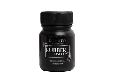 База для ногтей Komilfo Rubber Base Coat каучуковая, бочонок, 50 мл, Обьем: 50 мл