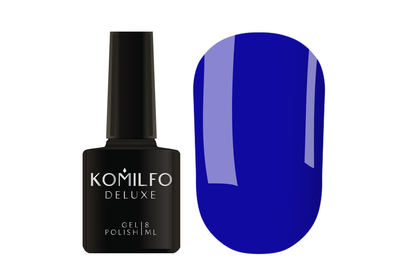 Гель-лак Komilfo Kaleidoscopic collection K015 синий неоновый, 8 мл