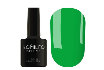Гель-лак Komilfo Kaleidoscopic collection K017 зеленый неоновый, 8 мл