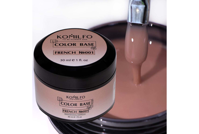 База для ногтей Komilfo Color Base French 001, 30 мл банка