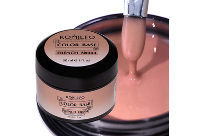 База для ногтей Komilfo Color Base French 004, 30 мл банка