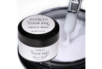 Base for nails Komilfo Color Base French 006, 30 ml jar