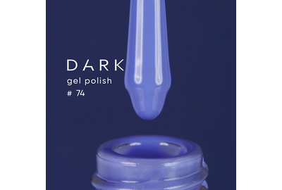 Гель-лак DARK №074, фіалковий, 10 мл, Колір: Фіолетовий