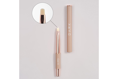 Кисть для геля DARK 6 мм, бежевая.