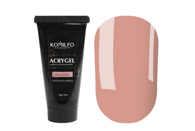 Акрил-гель Acryl Gel Komilfo №006 Natural, натуральный, 30 г