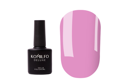База для ногтей Komilfo Color Base Candy Pink, розово-фиолетовая полупрозрачная, 8 мл