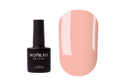 Komilfo Color Base Sunkissed Orange nail base, soft orange translucent, 8 ml