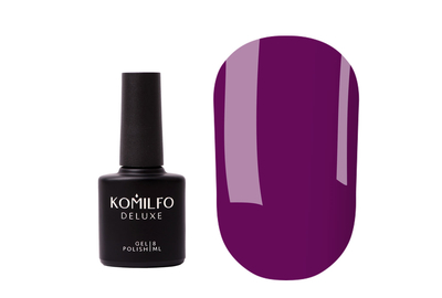 Nail base Komilfo Color Base Juicy Blueberry, wine-purple, 8 ml