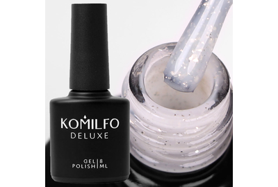 Base for nails Komilfo Potal Base P001, milky with potal, 8 ml