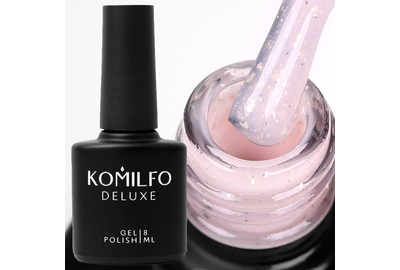 Base for nails Komilfo Potal Base P002, soft pink with potal, 8 ml