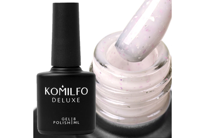 Base for nails Komilfo Potal Base P015, soft pink with potal, 8 ml