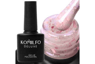 Nail base Komilfo Potal Base P017 beige-pink with pink potal, 8 ml