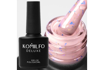 База для ногтей Komilfo Potal Base P023, молочно-розовая с талью, 8 мл
