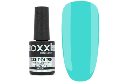 Гель-лак Oxxi №105, светлый бирюзовый, 10 мл