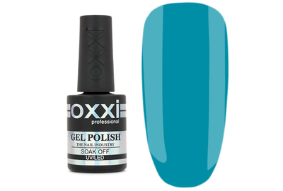 Гель-лак Oxxi №057, бирюзовый, 10 мл