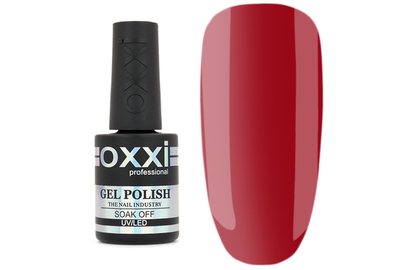 Гель-лак Oxxi №111, темный красный, 10 мл