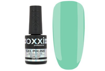 Гель-лак Oxxi №104, мятная эмаль, 10 мл.
