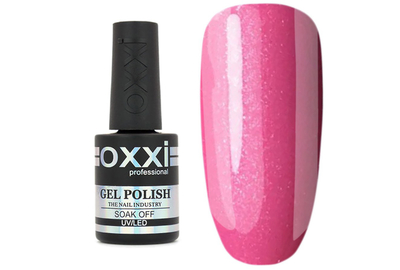 Гель-лак Oxxi №018, светло-розовый с микроблеском, 10 мл.