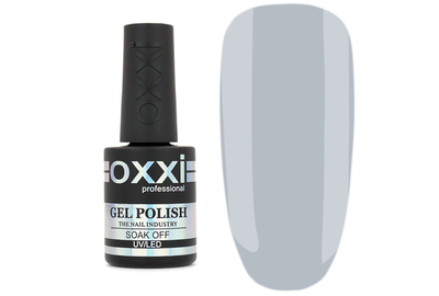 Гель-лак Oxxi №030, светлый серый, 10 мл