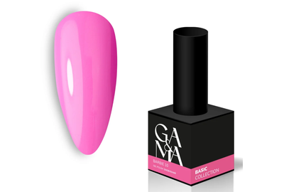 Gel nail polish GaMa Basic collection No. 010 Barbie, 10 ml