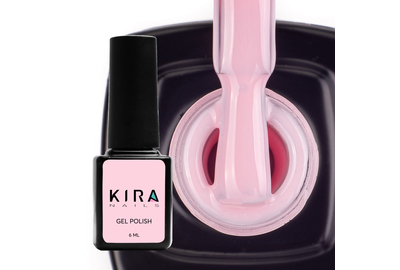 Гель-лак Kira Nails №011 бледный розовый эмаль, 6 мл