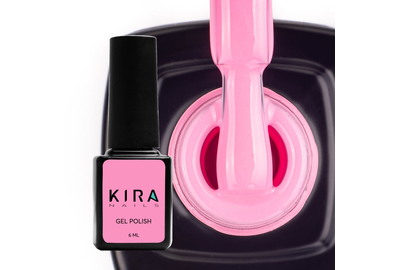 Гель-лак Kira Nails №017 розовая эмаль, 6 мл