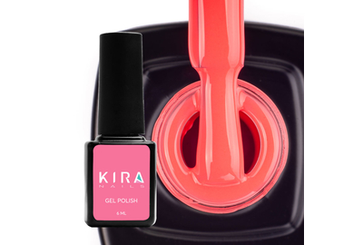 Гель-лак Kira Nails №018 светлый коралловый эмаль, 6 мл