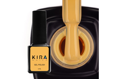 Гель-лак Kira Nails №023 желтый эмаль, 6 мл