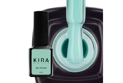 Гель-лак Kira Nails №026 светлый бирюзовый эмаль, 6 мл