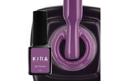 Гель-лак Kira Nails №030 фіолетовий емаль, 6 мл