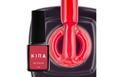 Гель-лак Kira Nails №038 червоний емаль, 6 мл