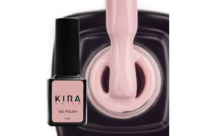 Гель-лак Kira Nails №046 світлий бежево-рожевий емаль, 6 мл