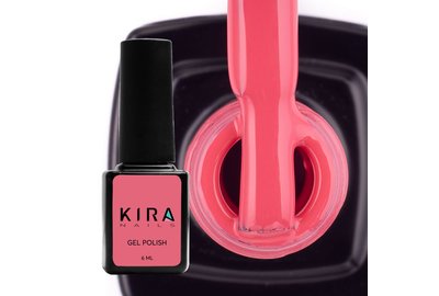 Гель-лак Kira Nails №053 приглушений малиново-рожевий емаль, 6 мл