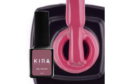Гель-лак Kira Nails №068 холодная светлая марсала эмаль, 6 мл