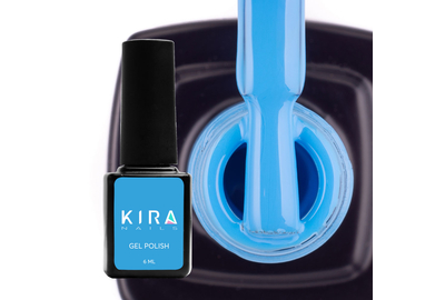 Гель-лак Kira Nails №082 голубой эмаль, 6 мл