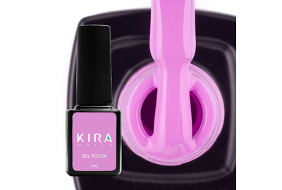 Гель-лак Kira Nails №099 рожево-бузковий емаль, 6 мл