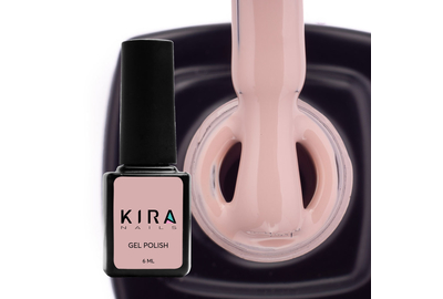 Гель-лак Kira Nails №110 молочний шоколад емаль, 6 мл
