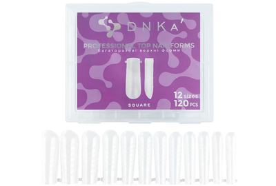 Верхние формы DNKA квадрат, 120 шт