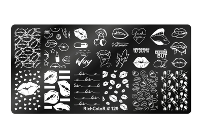 Пластина для стемпинга RichColor №129