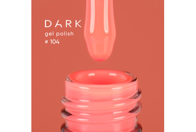 Гель-лак DARK №104, персиковый, 10 мл