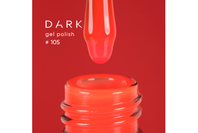 Гель-лак DARK №105, коралловый, 10 мл