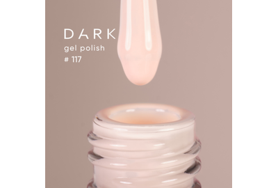 Гель-лак DARK №117, слонова кістка, 10 мл