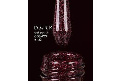 Гель-лак DARK Cosmos №122, вишневий, 6 мл